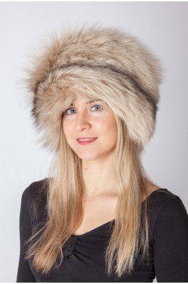 Arctic fox fur hat - Arctic cream fox